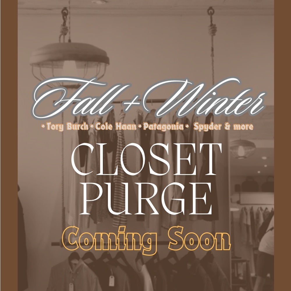 Huuuge fall & winter closet purge!!!